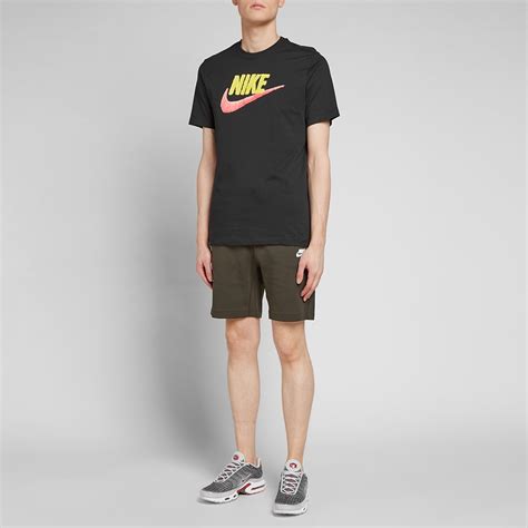 Nike Futura Logo Tee Black, Yellow & Pink | END. (US)