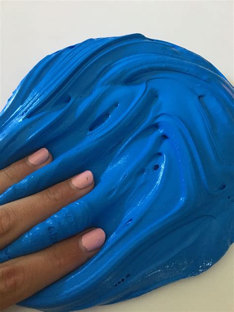 I made this blue butter slime with some blue model magic, it was one of my first times using ...