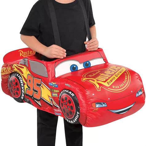 Boys Lightning McQueen Ride-On Costume - Cars 3 | Party City