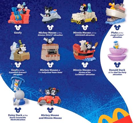 New McDonald's Happy Meal Toys Based on Walt Disney World Attractions - D-COT