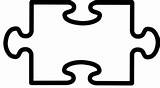 Puzzle Piece Coloring Page  ClipArt Best sketch template