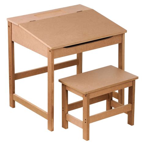 STUDY DESK AND CHAIR SET / School Drawing Homework Table Stool For Kids ...