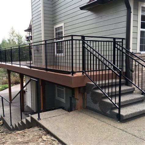 Top 50 Best Metal Deck Railing Ideas - Backyard Designs | Metal deck ...