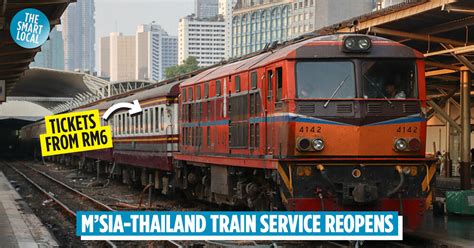 Malaysia-Thailand Train Service Resumes, With Tickets From Just RM6