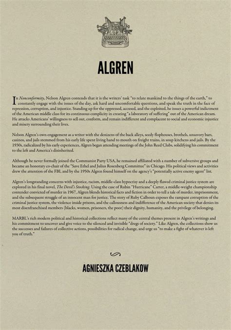 Writers: Nelson Algren – Emory Libraries Blog