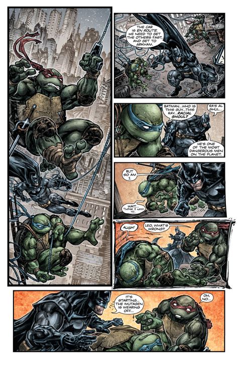 Preview: BATMAN / TEENAGE MUTANT NINJA TURTLES #5 - Comic Vine Ninja Turtles Art, Teenage Mutant ...