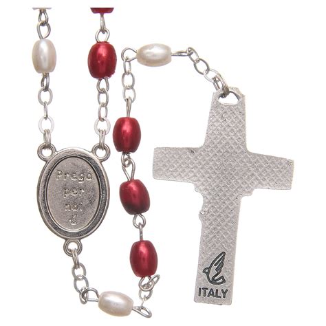 Pope Francis rosary beads in PVC 8mm | online sales on HOLYART.com