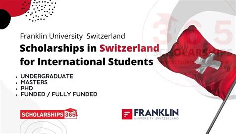 Franklin University Scholarships in Switzerland 2024 | Study in Switzerland | Fully Funded ...