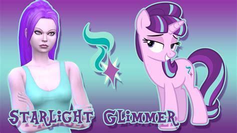 Starlight Glimmer CAS || My Little Pony Create A Sim || The Sims 4 + Full CC List - YouTube