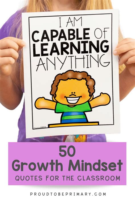 50 Easy Growth Mindset Quotes for Students – Proud to be Primary