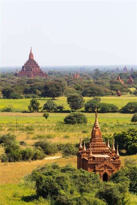 Bagan temples, Myanmar stock photo. Image of burma, history - 121224684