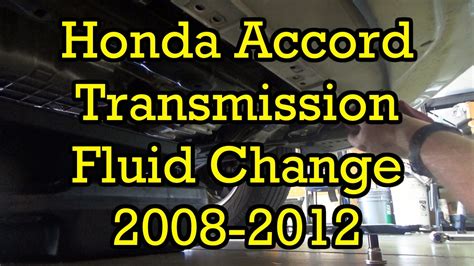 2010 honda accord transmission fluid change - arlean-mota