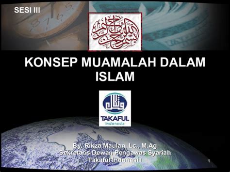 (PDF) KONSEP MUAMALAH DALAM KONSEP MUAMALAH DALAM ISLAM ISLAM SESI III ...