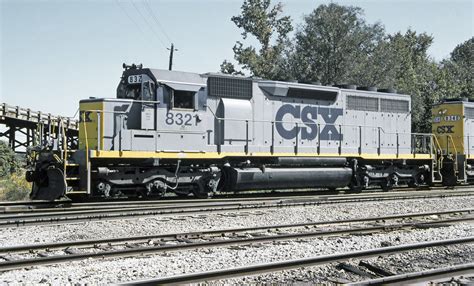 CSX SD40-2 locomotive # 8321, along with four other locomo… | Flickr