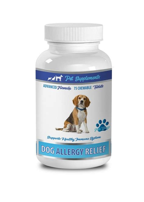 Best Pet Supplies, Quercetin for Dogs- Dog itching Skin Relief and Advanced Allergy Relief ...