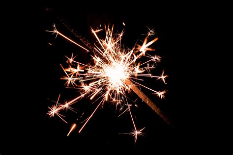 Lighting sparkling firework, Bengal fire, Sparks, Dark background HD wallpaper | Wallpaper Flare