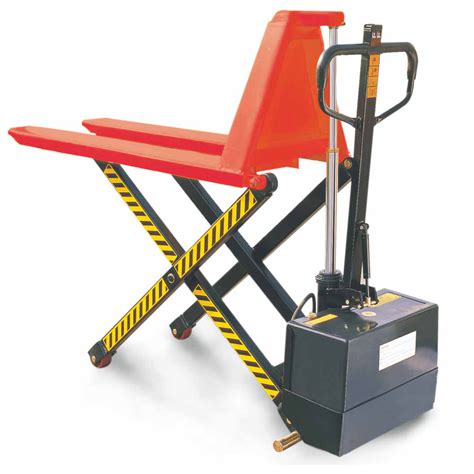 3300 Lb Capacity Noblelift Semi-Electric High Lift/Scissor Lift Pallet ...