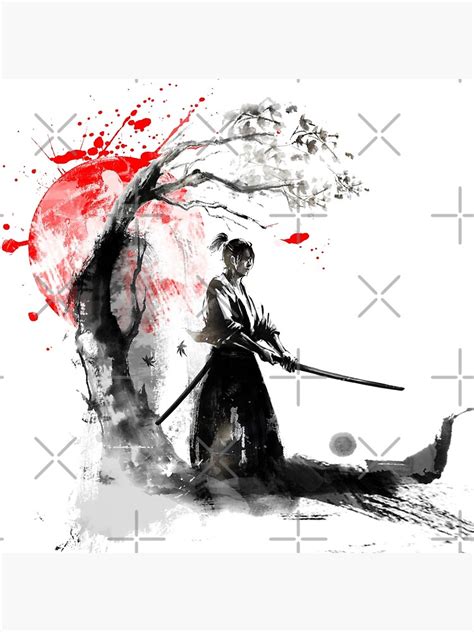 "Japanese Samurai" Poster for Sale by conpassione | Redbubble