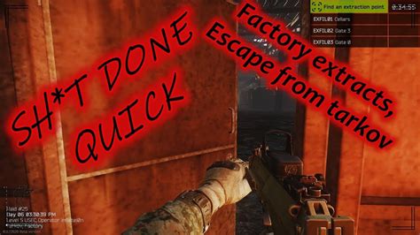 Escape From Tarkov Factory Extracts (Sh*t Done Quick) - YouTube