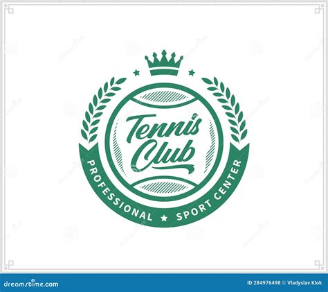 Vector tennis club logo stock vector. Illustration of championship ...