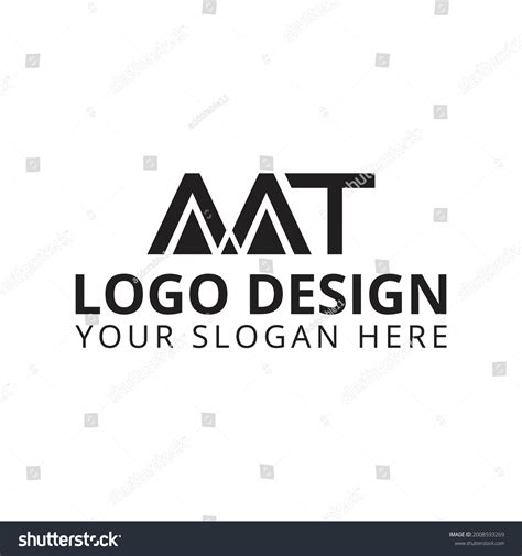 Aat Logo Design Business Logo Stock Vector (Royalty Free) 2008593269 | Shutterstock