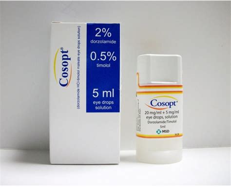 Cosopt 2% Eye Drops - Rosheta Medications