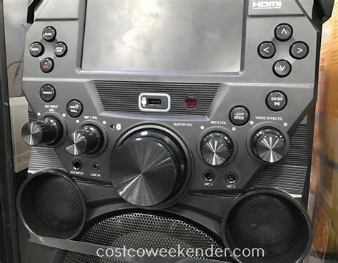 Singing Machine Fiesta Voice Portable Karaoke System (model SDL9040) | Costco Weekender