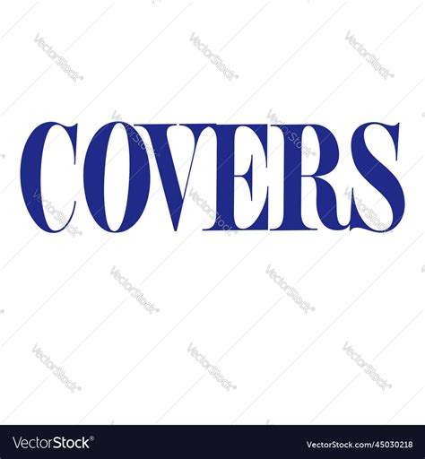 Covers Royalty Free Vector Image - VectorStock