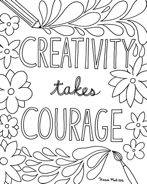 Free Printable Quotes To Color