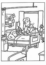 colouring Pages For Kids hospital 619771 sketch template