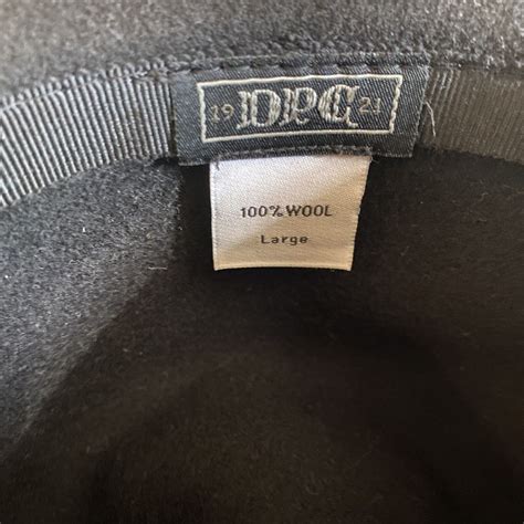 DORFMAN PACIFIC DPC Fedora Hat 100% BLACK Wool Hat Me… - Gem