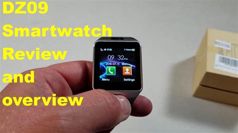 DZ09 smartwatch review and overview. - YouTube