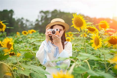 Sunflower Girl Photography Picture And HD Photos | Free Download On Lovepik