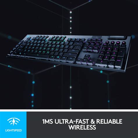 Logitech - G915 LIGHTSPEED TKL Wireless Mechanical GL Tactile Switch Gaming Keyboard with RGB ...