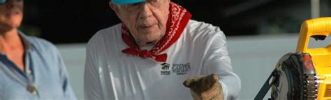 Jimmy Carter joins volunteer groups at Habitat for Humanity event ...