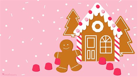 Cute Ginger Cookie Christmas Wallpapers - Wallpaper Cave