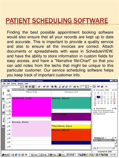 Small business scheduling software