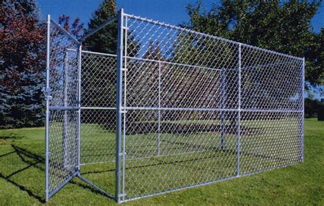 Chain Link Dog Kennel for Small to Large-sized Dogs