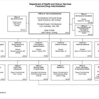 FDA organizational chart, from FDA website | Download Scientific Diagram