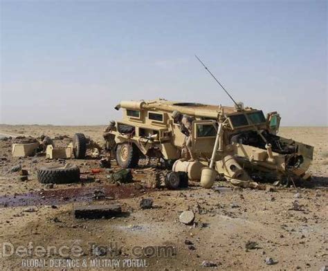 IED destroys USMC Cougar mine resistant vehicle | Defence Forum & Military Photos - DefenceTalk