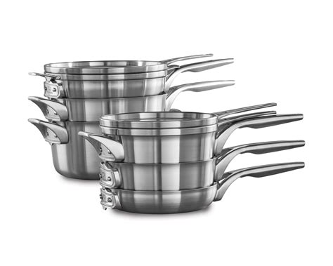 Calphalon Premier™ Space Saving Nonstick and Stainless Steel Cookware