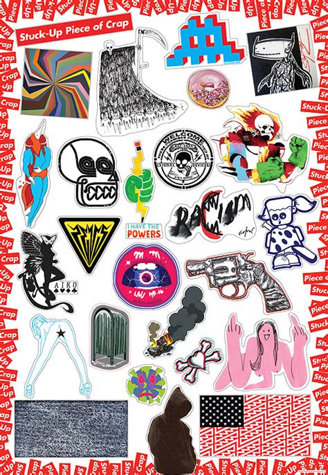 Poster stickers – Studio kop en schotel