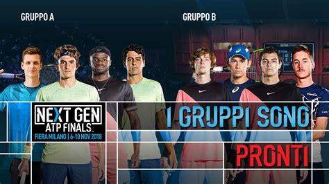 Next Gen Atp Finals, a Milano comincia il torneo di tennis con i ...