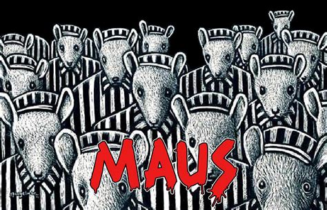 Maus Book Poster stars tumblr Painting by Allen Roberts | Fine Art America