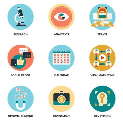 Business icons set for business 480260 Vector Art at Vecteezy