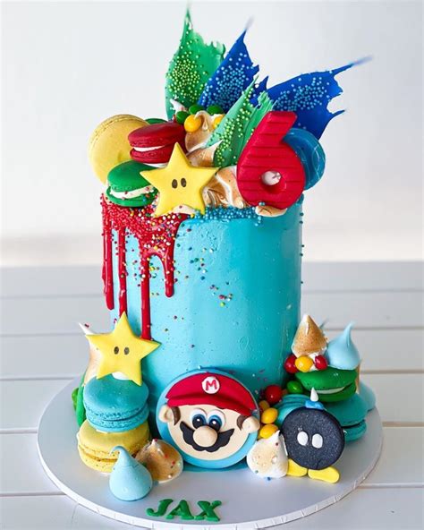 15 Amazing & Cute Super Mario Cake Ideas & Designs