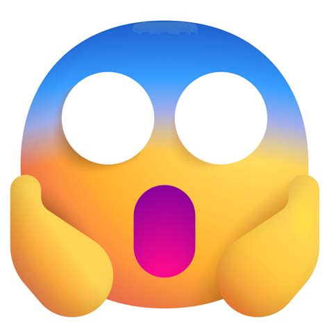 Face Screaming In Fear 3d Icon | FluentUI Emoji 3D Iconpack | Microsoft