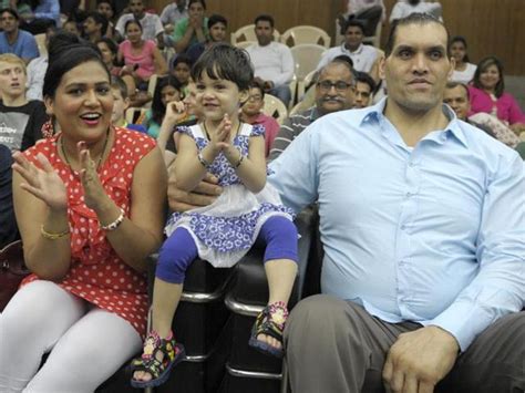 In pics: The Great Khali, with family | Hindustan Times