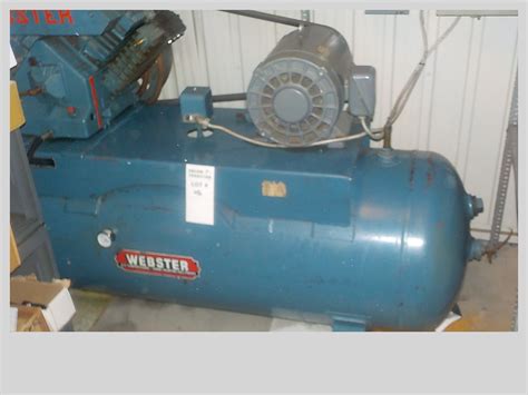 WEBSTER AIR COMPRESSOR, 15-HP