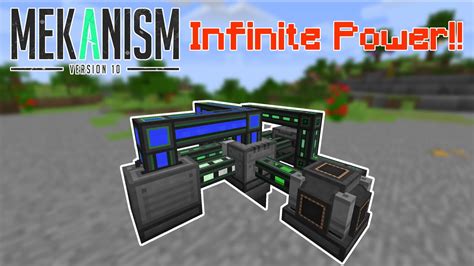 Minecraft | Mekanism Tutorial | Infinite Renewable Energy! - YouTube